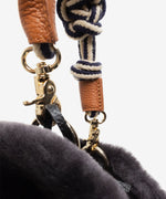 Load image into Gallery viewer, Charcoal Mouton Bag
