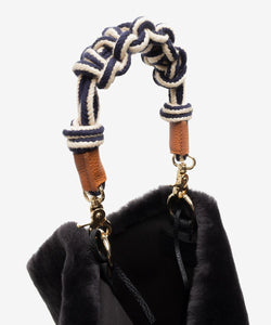 Charcoal Mouton Bag