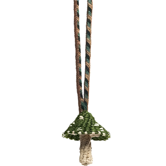 Iraca Charm Green Mushroom