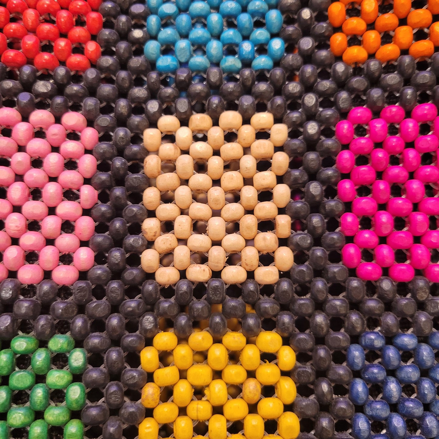 Wood Beads Hand Bag