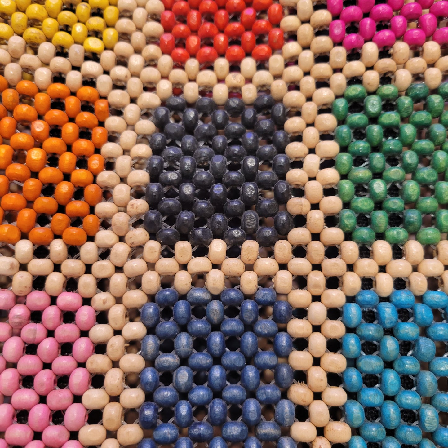 Wood Beads Hand Bag