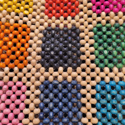 Wood Beads Hand Bag