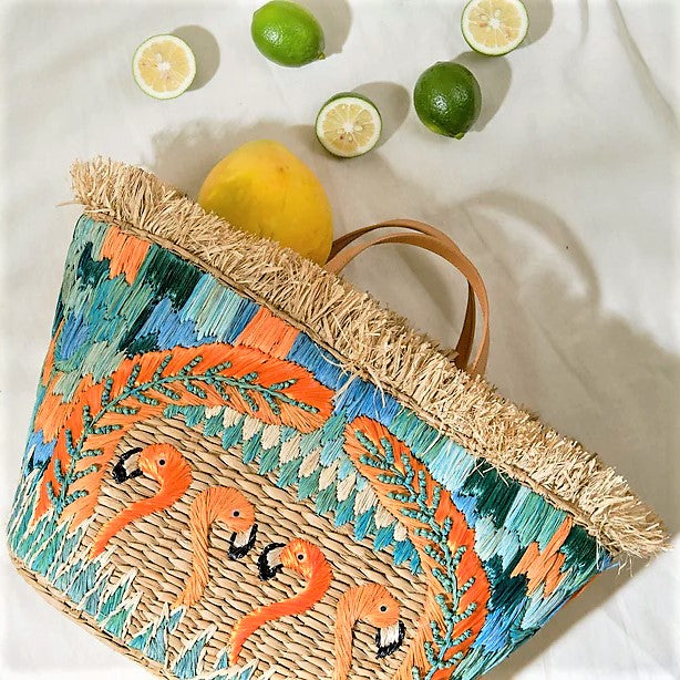 Flamingo Tiki Tote
