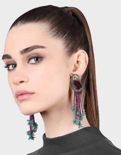 Kingfisher Earrings Sage