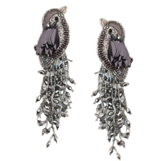 Kingfisher Earrings Silver
