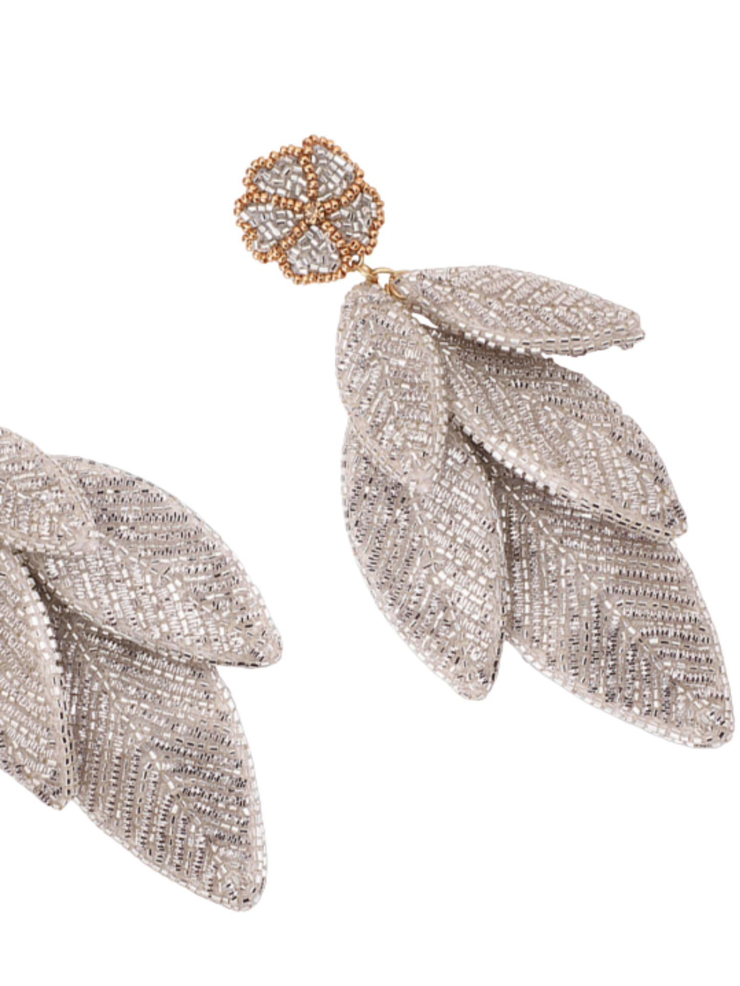 Leaf Earrings Silver