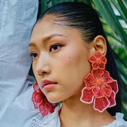 Maxi Peonie Earrings