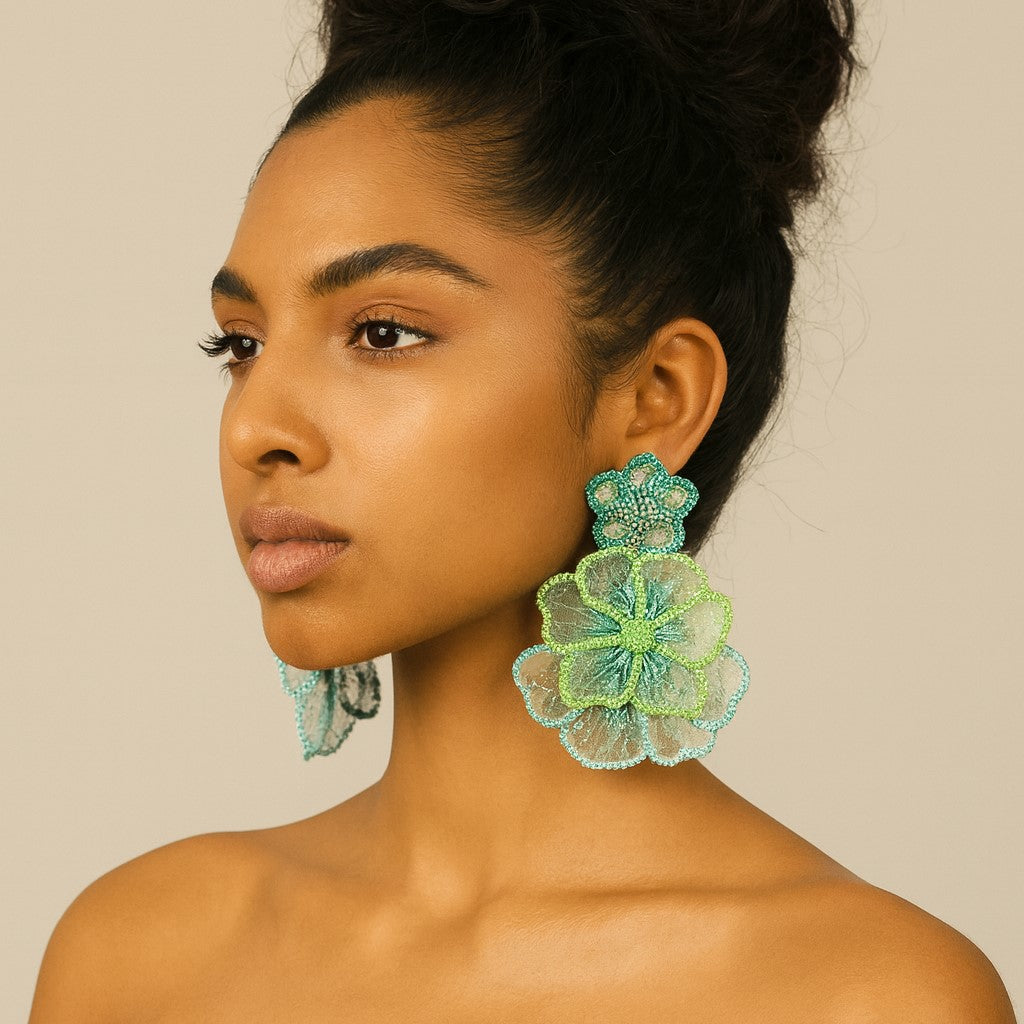 Maxi Peonie Earrings