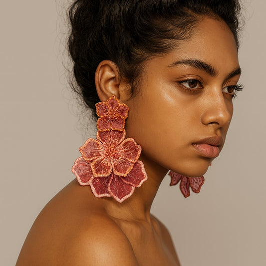 Maxi Peonie Earrings