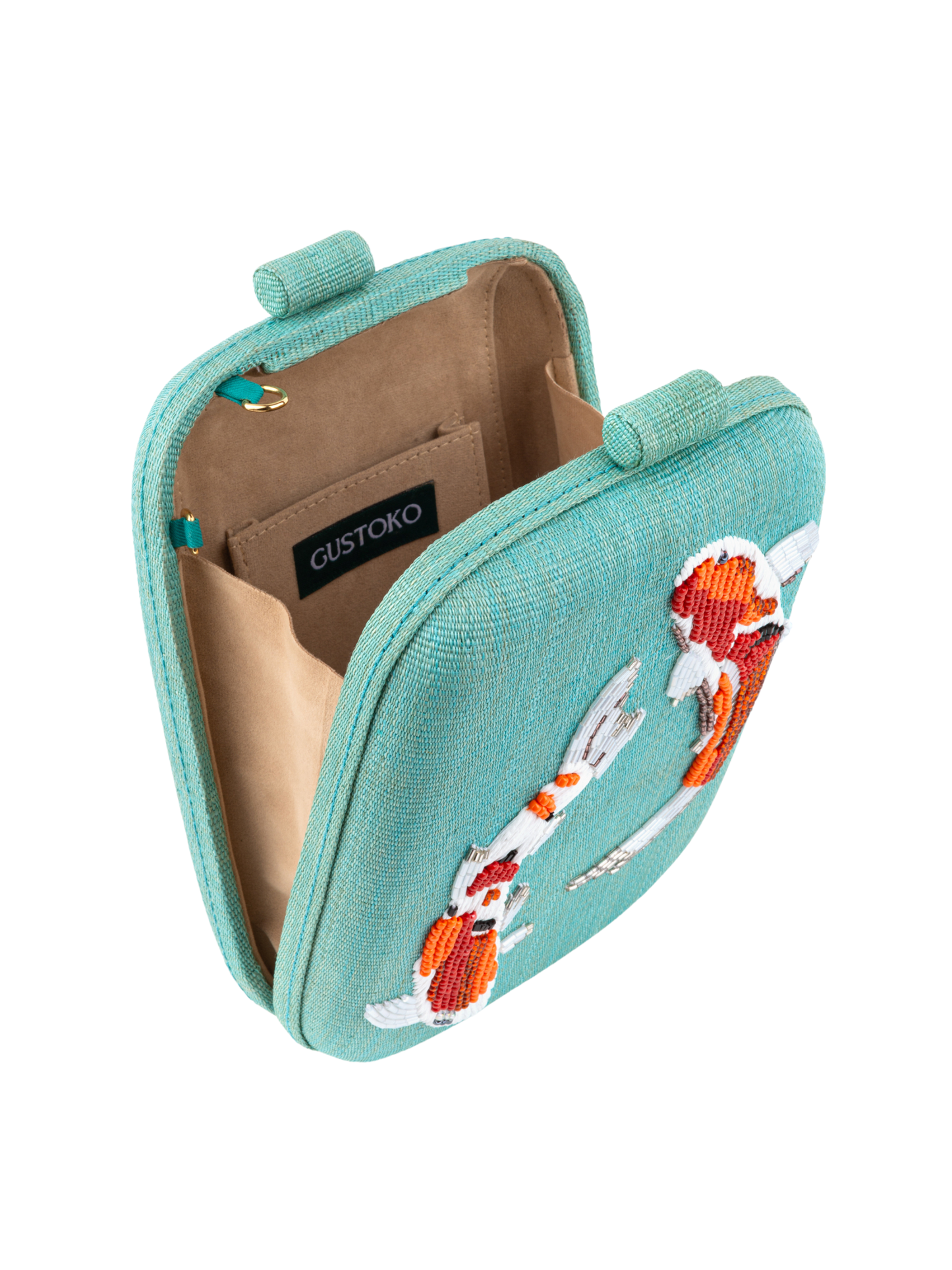 Mei Turquoise Clutch