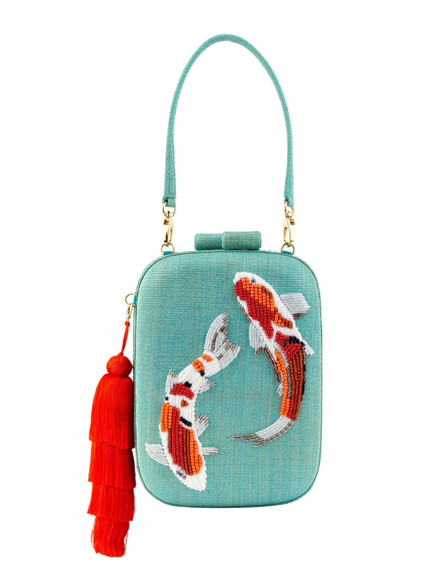 Mei Turquoise Clutch