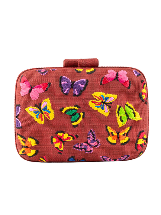 butterfly design clutch