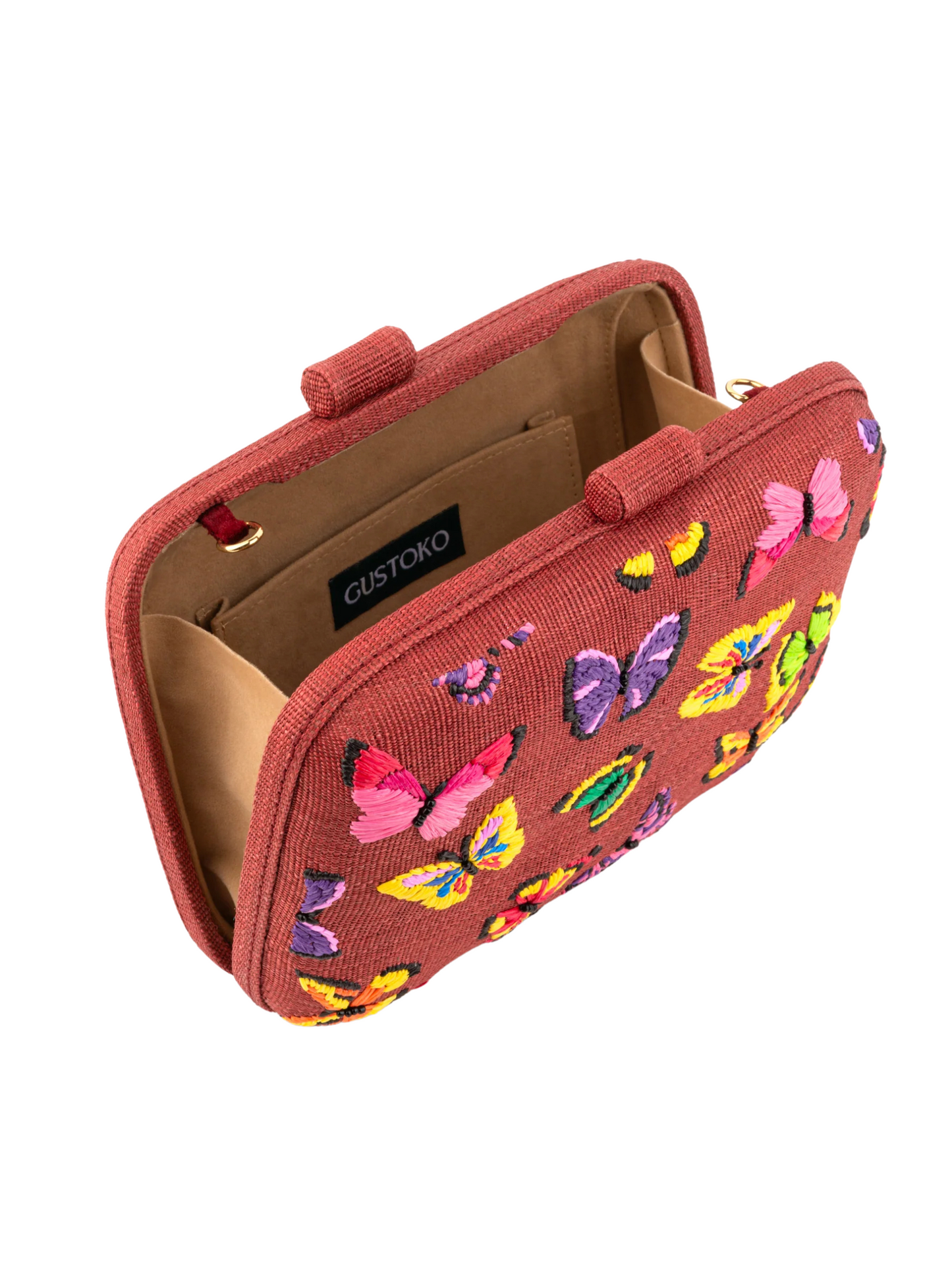 butterfly design clutch