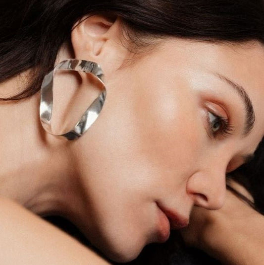 Onda Maxi Stud earrings