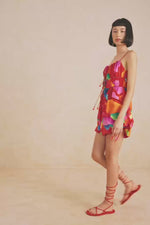 Load and play video in Gallery viewer, Red Ombre Chita Romper
