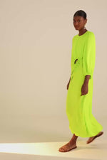 Load and play video in Gallery viewer, Lime Pipping Midi Dress
