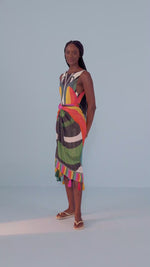 Load and play video in Gallery viewer, Macaw Stripes Sarong
