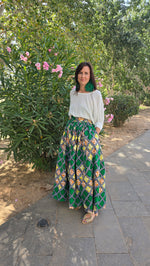 Load image into Gallery viewer, Maxi African Print skirt
