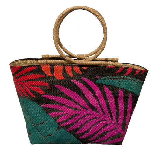 Big Shopper Beach Palm Leaves Bag