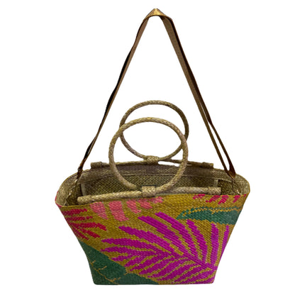 Medium Shopper Beach Palm Leaves Bag
