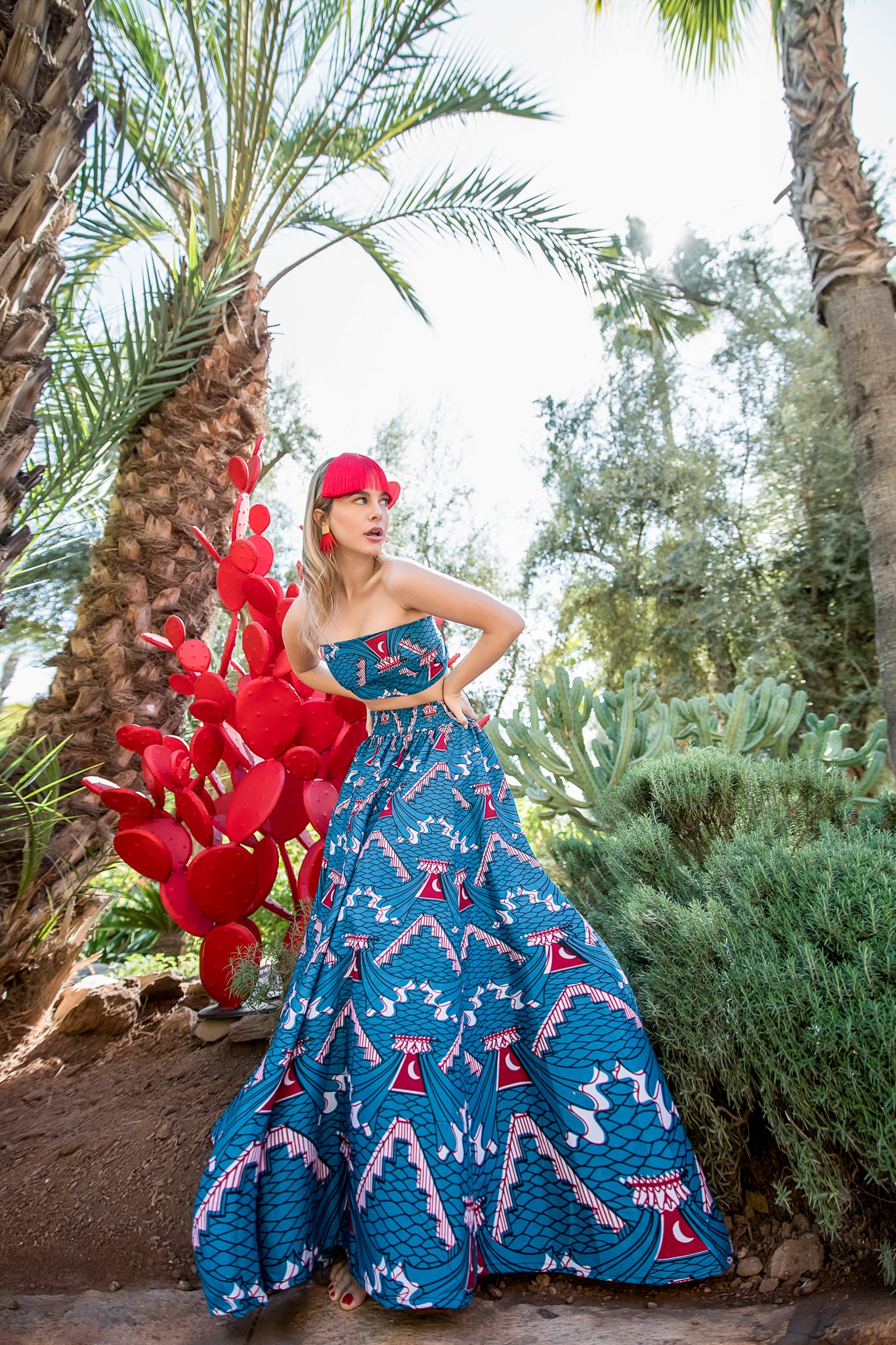 Maxi African Print skirt
