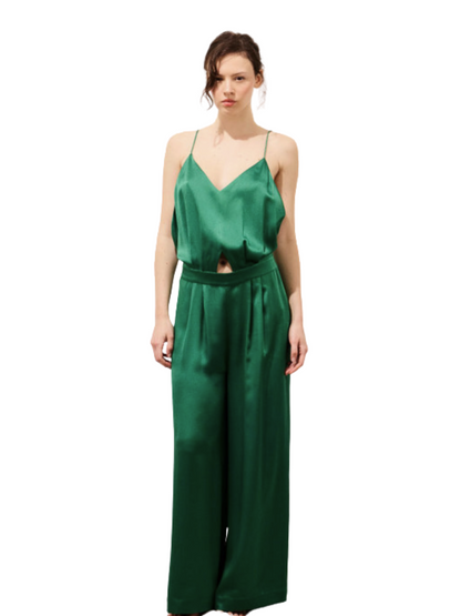 green jumpsuit 