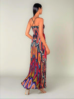 Load image into Gallery viewer, Afghani Print Bustier dress
