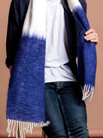 Load image into Gallery viewer, Bi-Color Mohair Scarf
