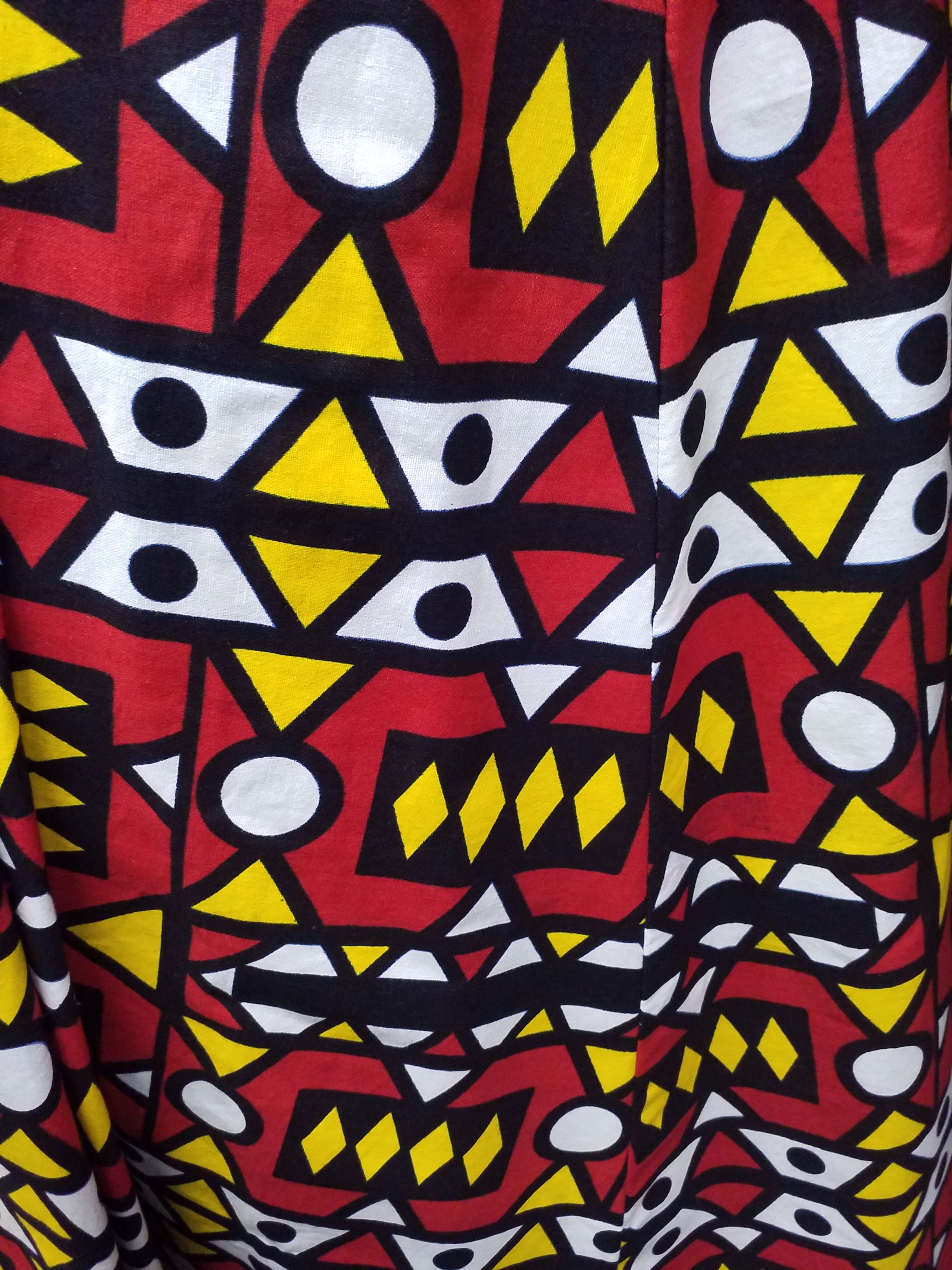 Long African skirt