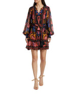 Load image into Gallery viewer, Flowers Tapestry Mini Dress

