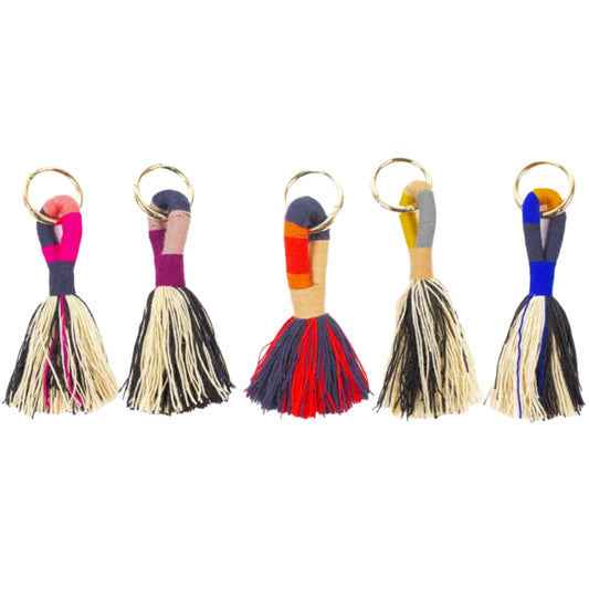 Wayuu Pompom Keyring
