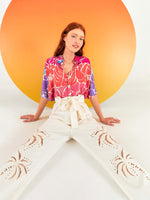Load image into Gallery viewer, Palm Tree Embroidered Pants
