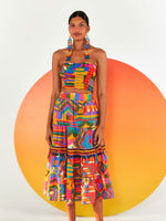 Load image into Gallery viewer, Summer Patches Midi Skirt
