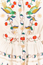 Load image into Gallery viewer, Pitanga Embroidered Belted Mini Dress
