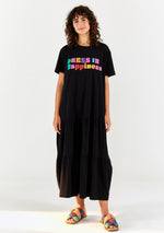 Load image into Gallery viewer, Dress in Happiness T-Shirt Dress
