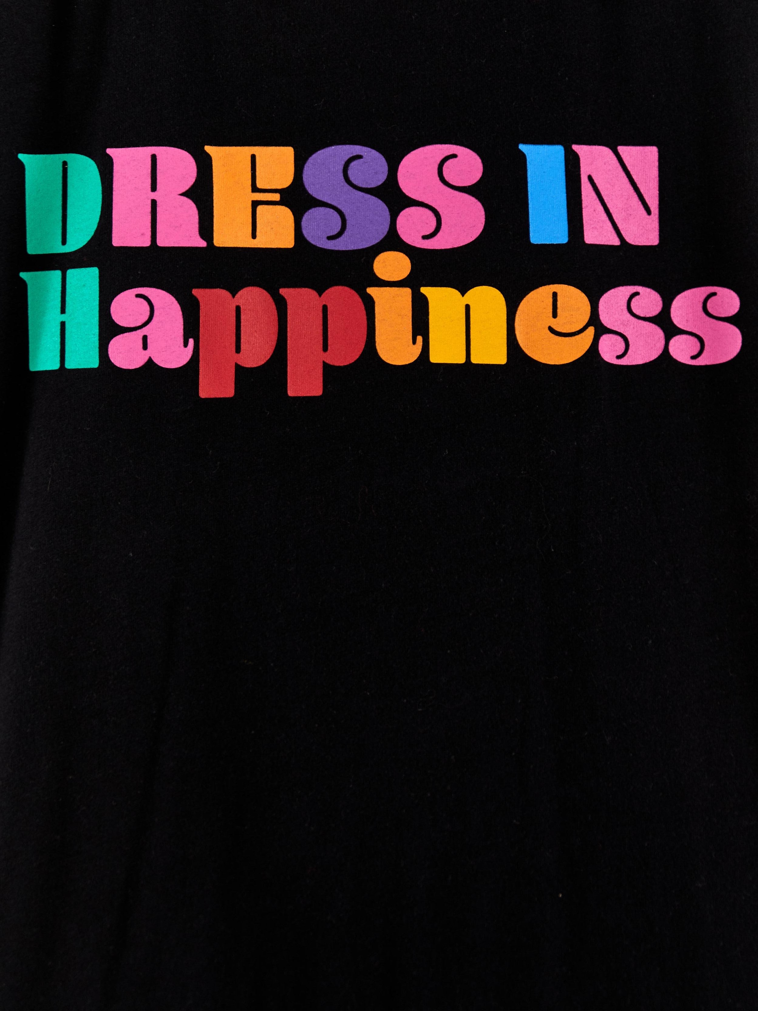 Dress in Happiness T-Shirt Dress