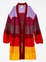 Load image into Gallery viewer, Patch Twirl Stripes Cardigan
