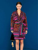 Load image into Gallery viewer, Red Ainika Tapestry Cardigan
