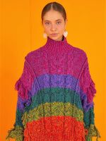 Load image into Gallery viewer, Multicolored Yarn Sweater
