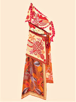 Load image into Gallery viewer, Forest Mixed Scarves Midi Dress
