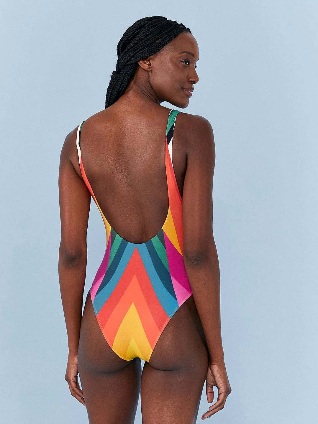 Macaw Stripes One Piece Swimsuit – Folklorious