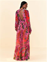 Load image into Gallery viewer, Pink Cool Leopards Maxi Dress

