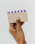 Load image into Gallery viewer, Leather simple credit card holder tan

