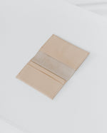 Load image into Gallery viewer, Leather simple credit card holder tan
