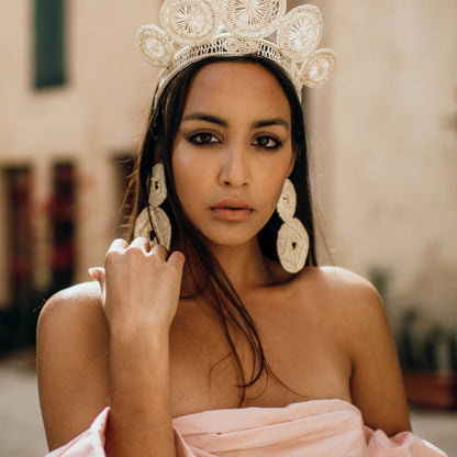 Straw Crown Headband