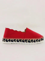 Load image into Gallery viewer, Agata Red Nappa leather Espadrilles
