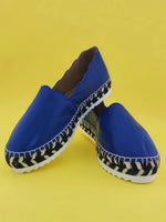 Load image into Gallery viewer, Agata Costa Blue Nappa leather Espadrilles
