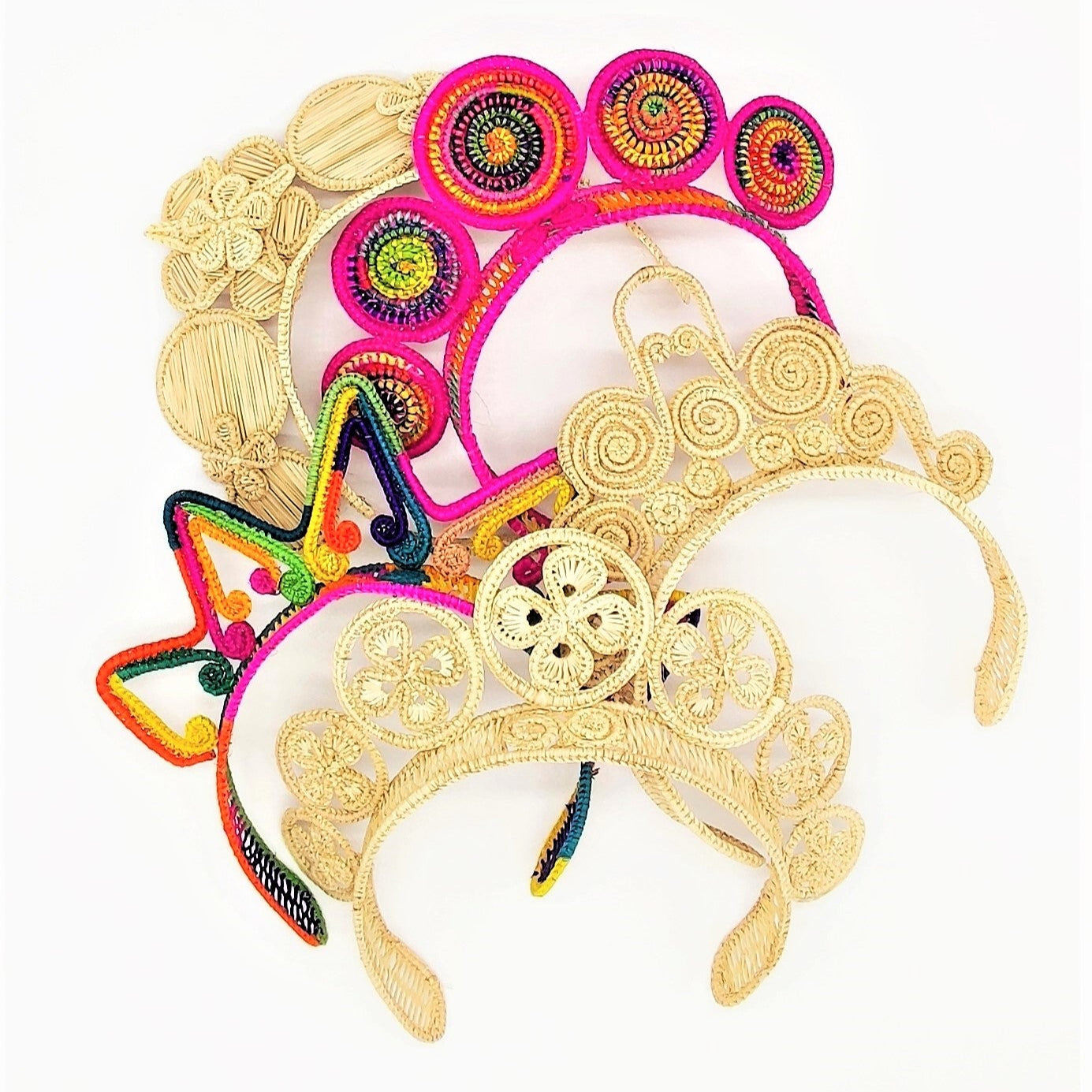Straw Crown Headband