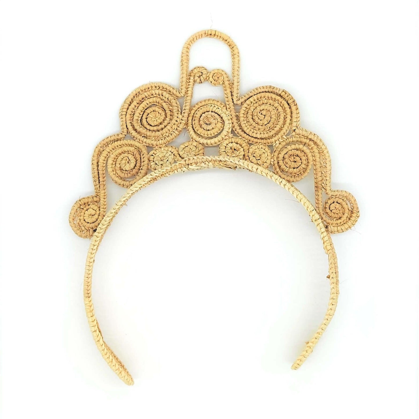 Straw Crown Headband