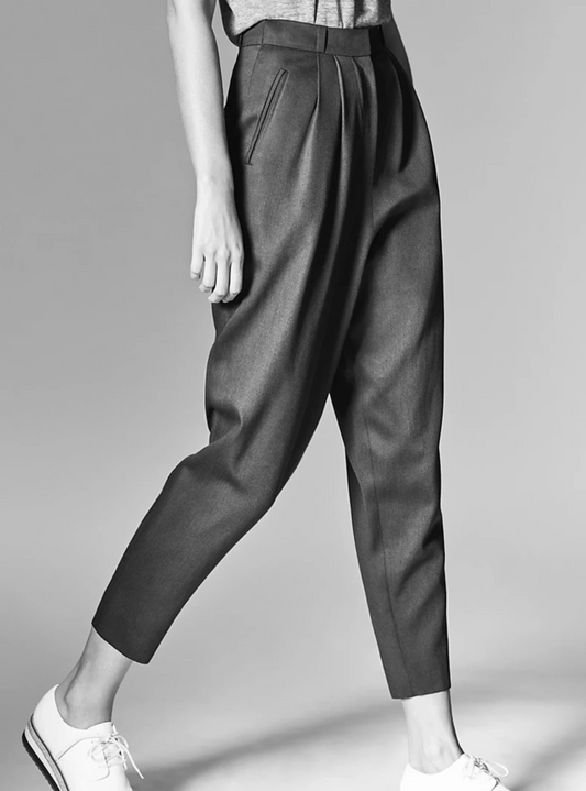 Jane Trousers in Slate Gray by les Garçonnes